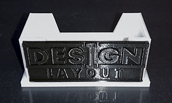 Design Layout 3d skrivare produkter